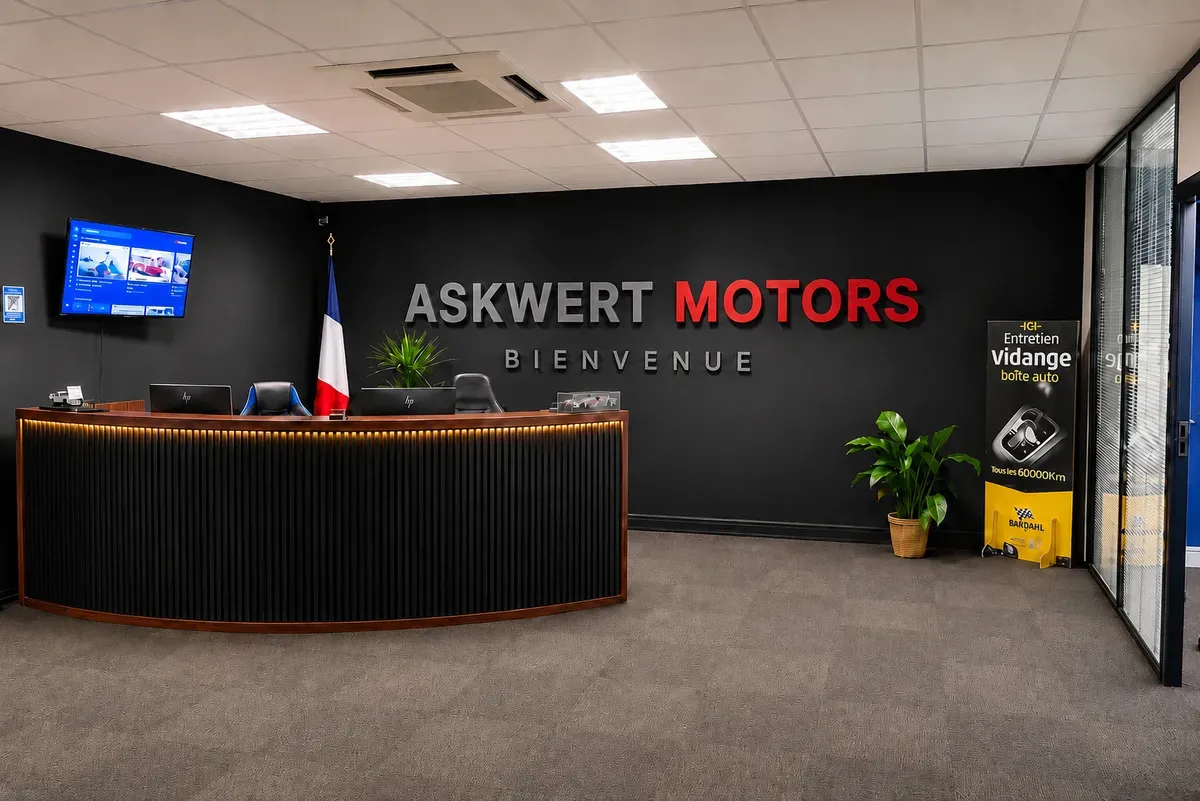 Accueil de l'atelier Askwert Motors à Ostwald